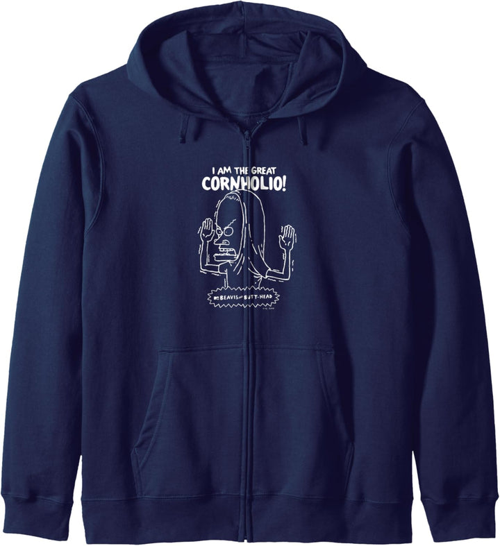 Beavis And Butt-Head Great Cornholio Outlined Sketch Kapuzenjacke