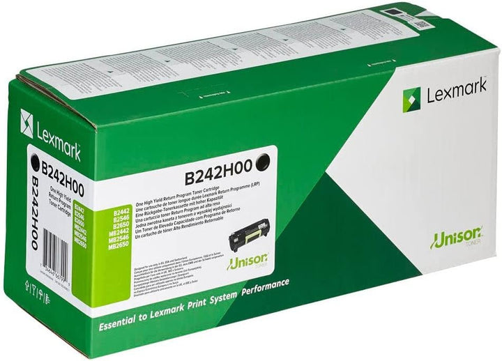 Lexmark B242H00 Rückgabe-Tonerkassette Schwarz mit hoher Kapazität