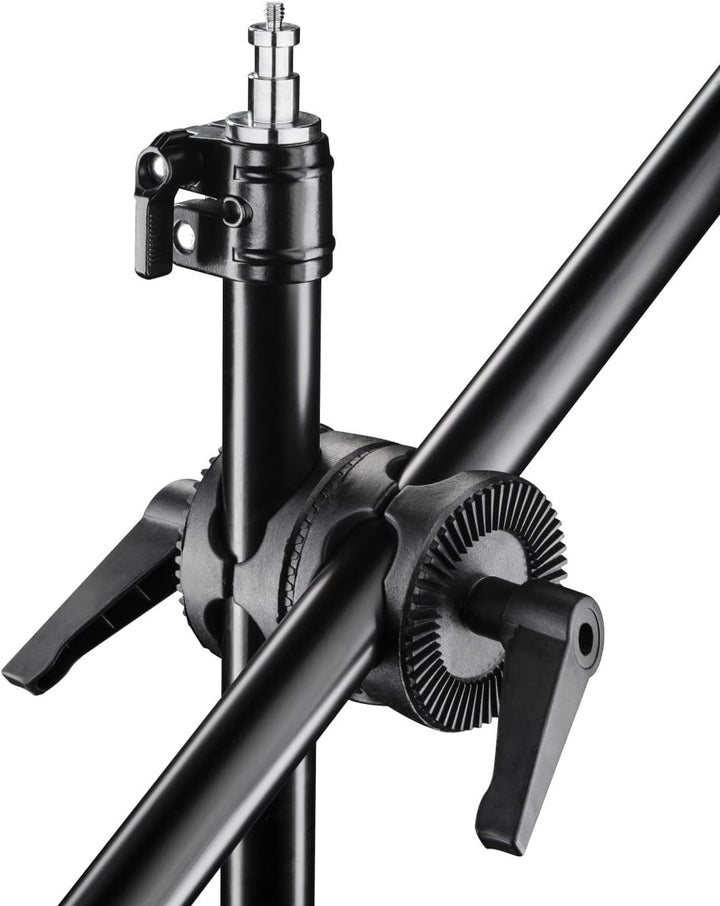 Walimex pro WT-501 Galgenstativ (max. Höhe ca. 175 cm und Belastbarkeit ca. 5 kg), Schwarz Single, S