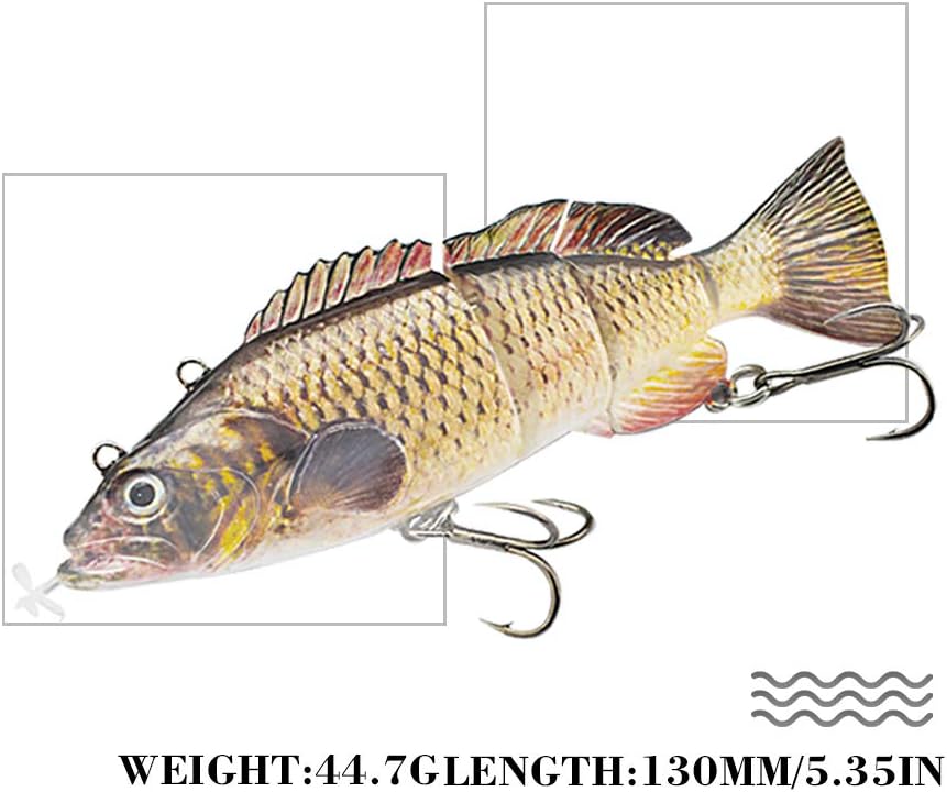 ods lure Aktualisierung Schwimmköder Elektrische USB wiederaufladbare Angelköder Mehrgelenkigere Rob
