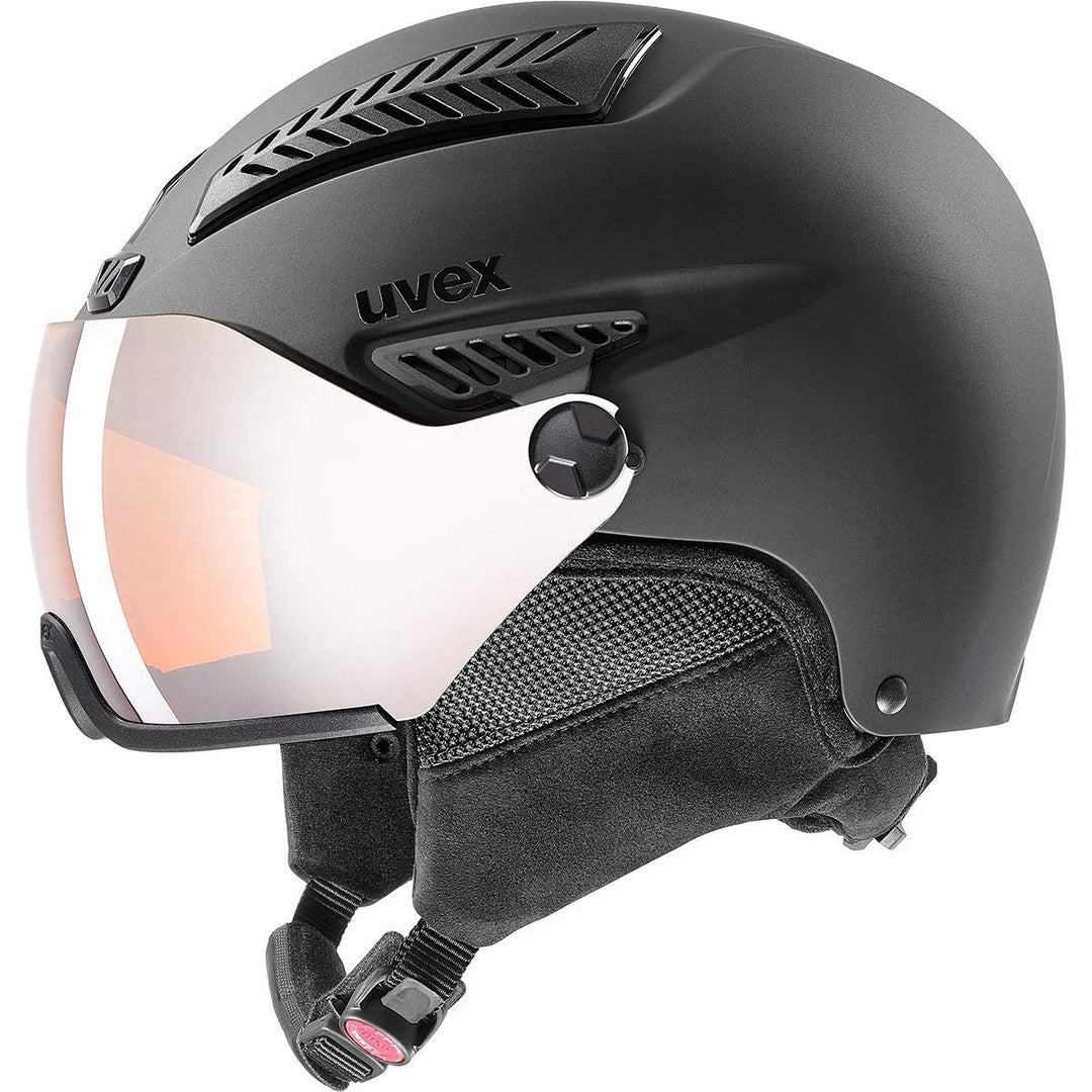 uvex Unisex – Erwachsene hlmt 600 Visor Skihelm black mat 55-57 cm, black mat 55-57 cm