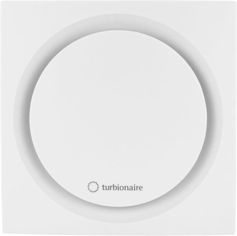 Turbionaire RING 100 SW Badlüfter Fan, Doppelte Ansaugung und Vorderseite, 100 mm, Weiss, Nichtrückk