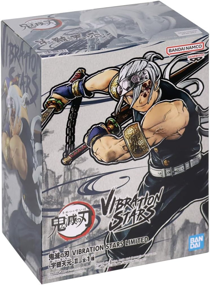 Demon Slayer Actionfigur Tengen Uzui 2 Vibrations Stars aus Kunststoff, von Bandai.