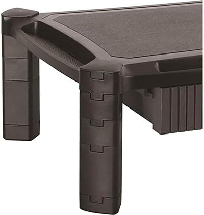 StarTech.com Monitor Ständer mit Schublade - Höhenverstellbar - Gross: 50cm - Computer Monitorstände