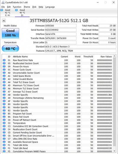 Timetec SSD 3D NAND TLC SATA III 6Gb/s M.2 2280 NGFF 64TBW Read Speed Up to 500MB/s SLC Cache Perfor