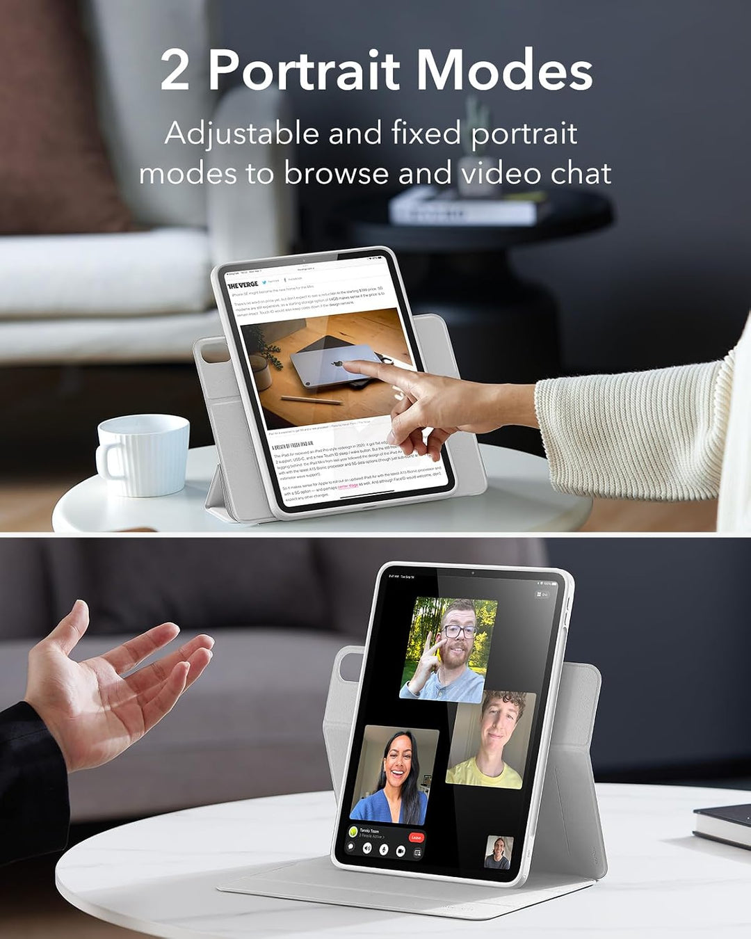 ESR Magnetisch Hülle für iPad Air 11 Zoll M4/M3/M2 (2026/2025/2024), iPad Air 5./4.Gen Hülle 10,9 Zo
