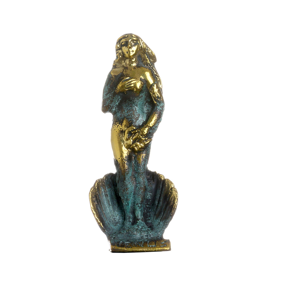 Rising Venus Aphrodite Zeus Tochter griechische Göttin massiv Bronze 8 cm