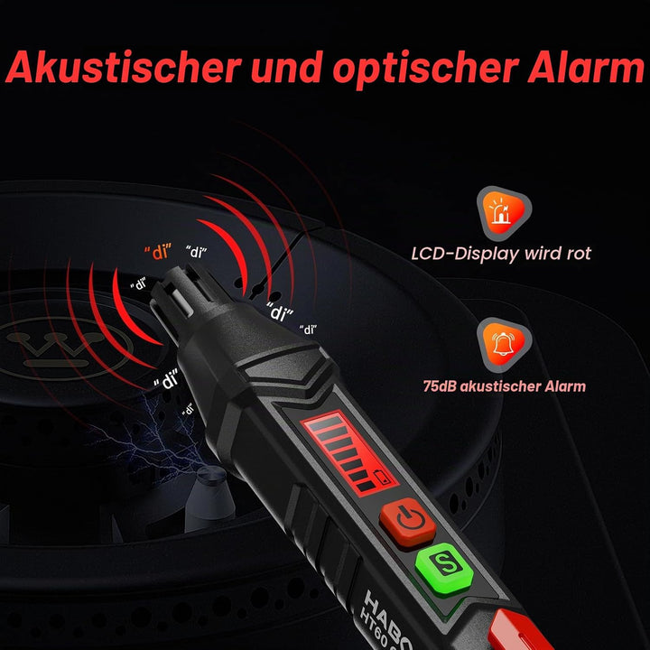 Gasmelder Haus und Gasmelder Wohnmobil – Gaswarner Wohnmobil erkennt Methan, Propan und mehr (inkl.