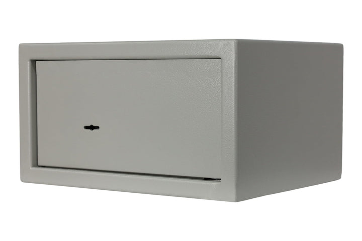 Möbeltresor Safe Tresor Geldschrank Wandtresor Wandsafe Schlüssel Wertsachen S2 - silber M Silber, M