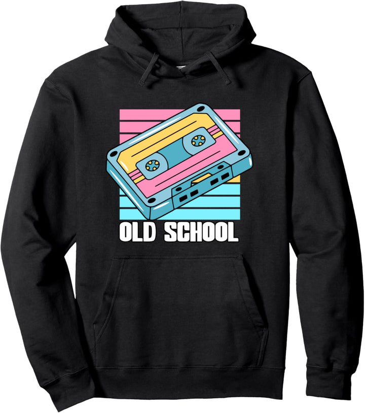 90er Kassette Old School 90er Jahre Pullover Hoodie