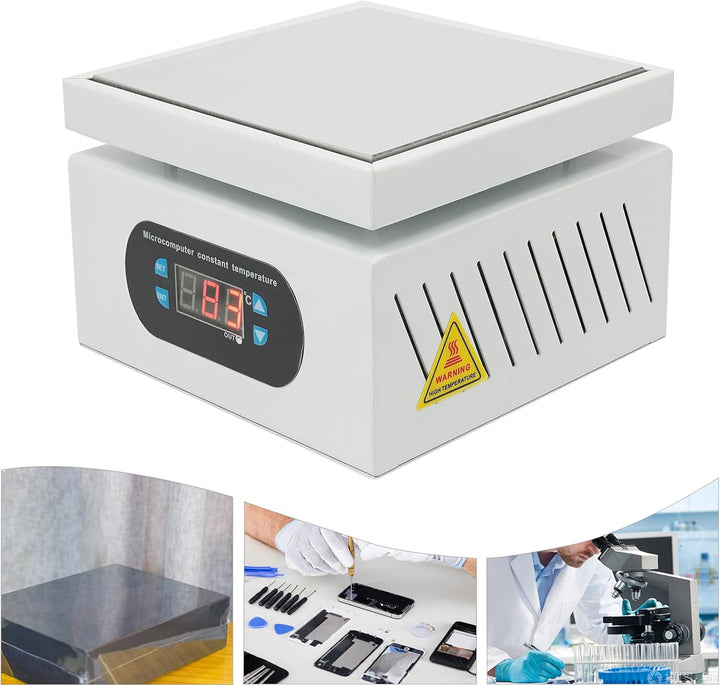 LED Mikrocomputer Elektrische Heizplatte 150X150mm PCB Vorwärmer Preheating Station für Lötstation S