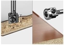 Festool Fasefräser-Wendeplatten S8 HW 45° D27 12x12 KL