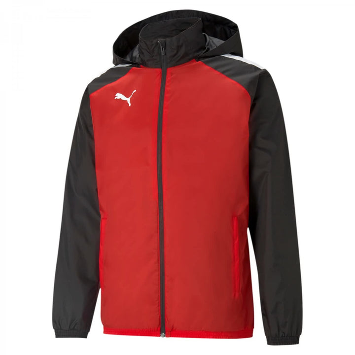 PUMA Unisex Baby Teamliga All Weather Jacke, Puma, Rot