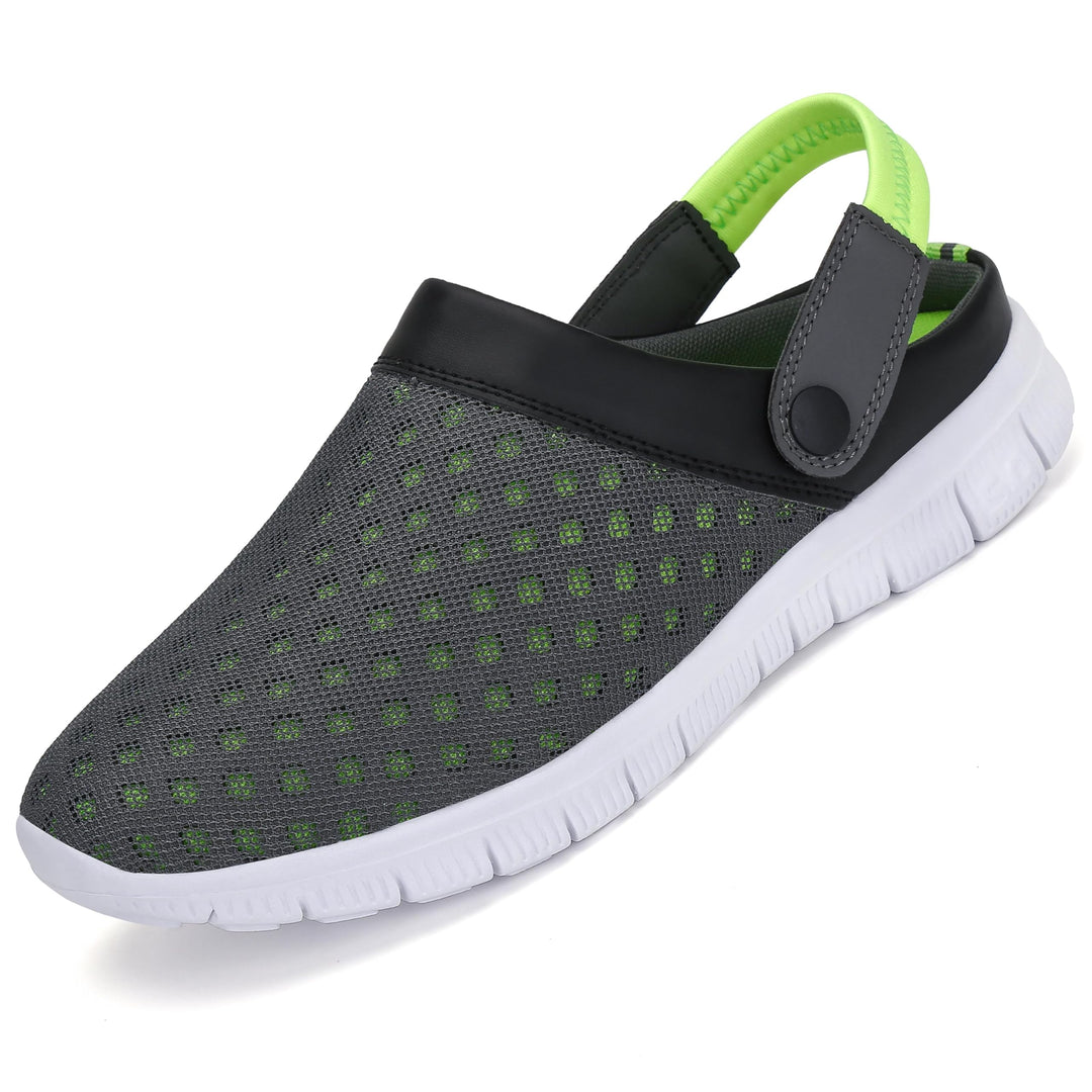 SAGUARO Unisex Clogs Sommer Hausschuhe Leicht Gartenschuhe Gr. 36-48 37 EU Grün, 37 EU Grün