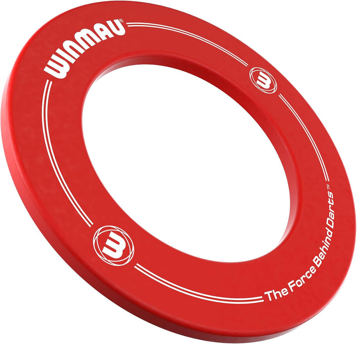 WINMAU Unisex – Erwachsene Printed Dartboard Surround Standard Red, Standard Red