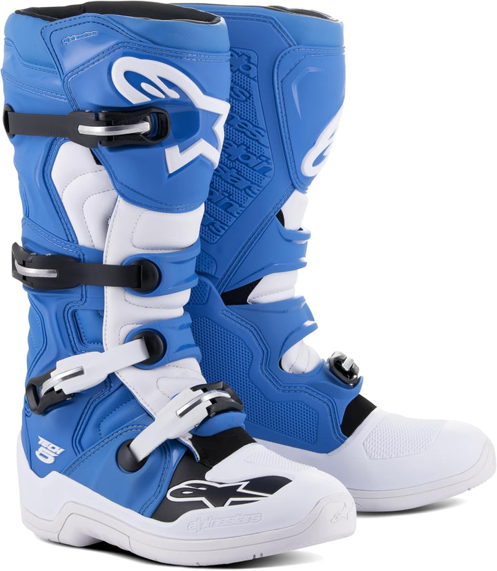 Alpinestars mens Tech 5 Boots 40.5 EU Blau Weiss, 40.5 EU Blau Weiß