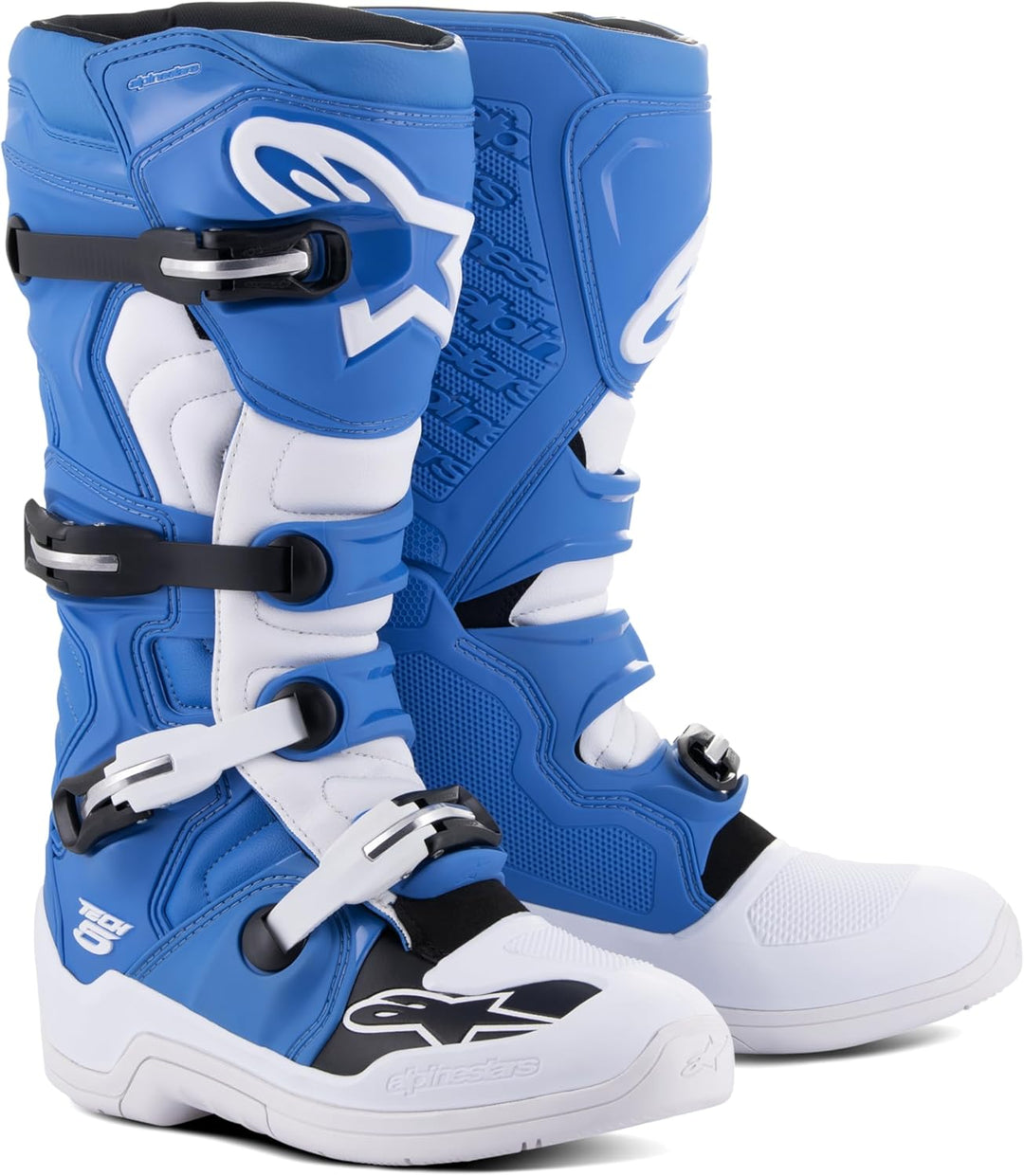 Alpinestars Tech 7 Herren Offroad-Stiefel, Tech 7 Stiefel für Herren, Rot/Grau/Schwarz, Grösse 45 48
