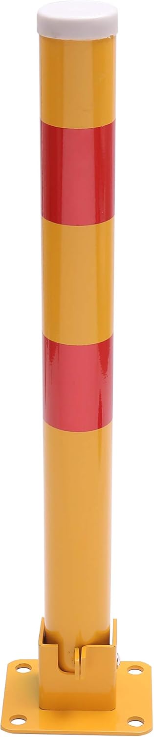 KATSU Parkplatzsperre Poller Parkpfosten für Autoparkplätze abschliessbarer herunterklappbarer Parkp