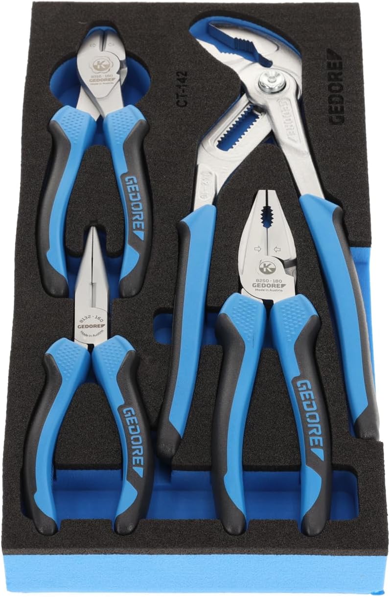 Gedore 1500 CT1-142 VDE Zangensatz im 13 Check Tool-Modul