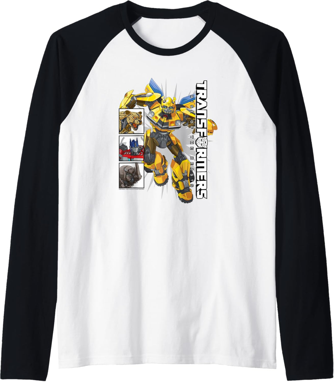 Transformers: Rise of the Beasts Box Panels Bumblebee Shot Raglan