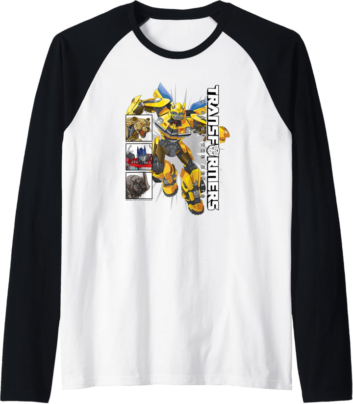 Transformers: Rise of the Beasts Box Panels Bumblebee Shot Raglan