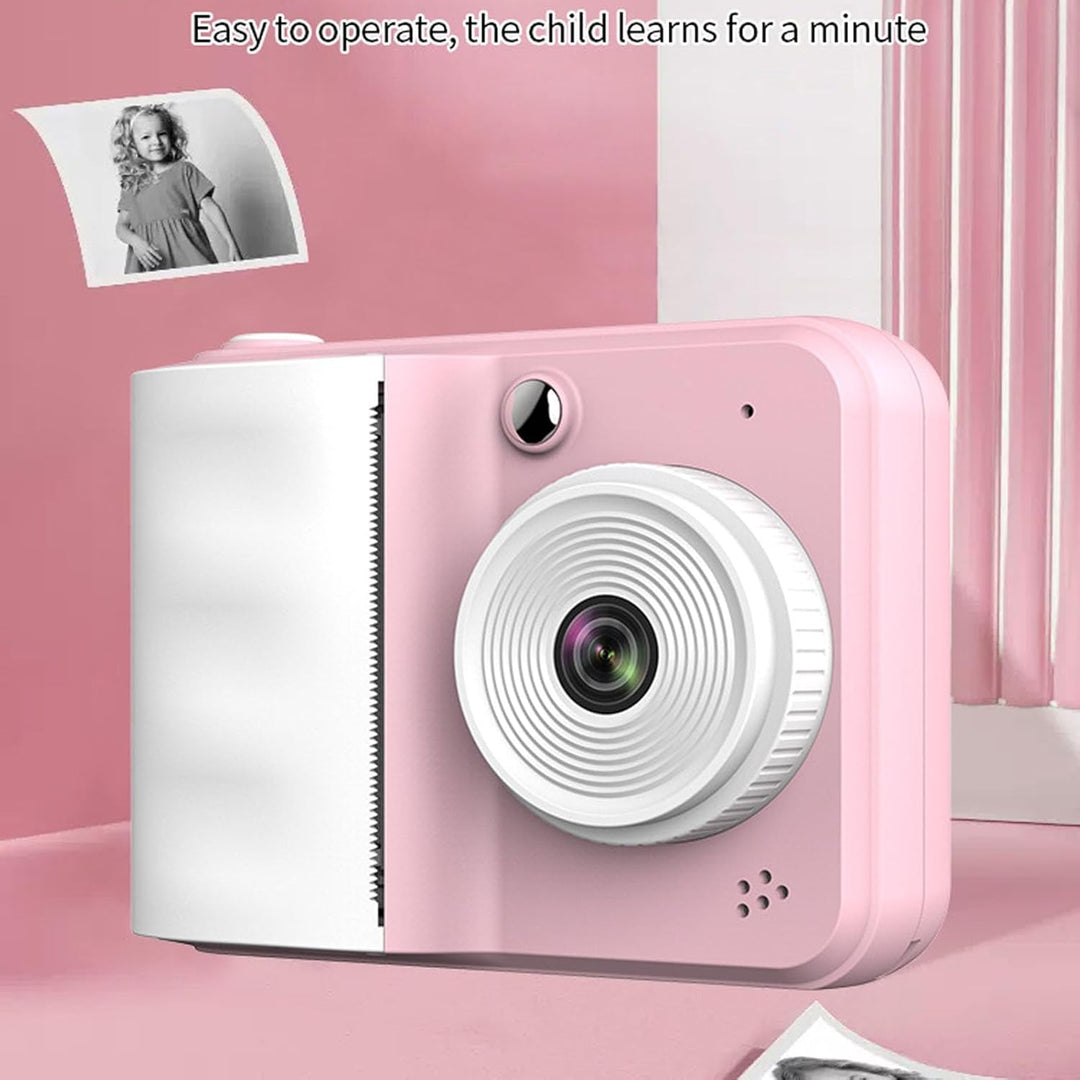 Sofortbildkamera, 48MP 1080P HD Sofortdruck Digitalkamera mit 2,4 Zoll Bildschirm, Tragbare Reisekam