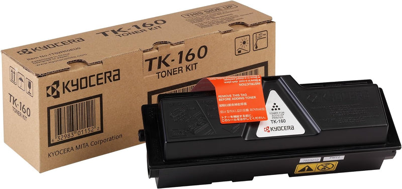 Kyocera TK-160 Original Toner-Kartusche Schwarz 1T02LY0NLC. Kompatibel für ECOSYS P2035d, FS-1120D.