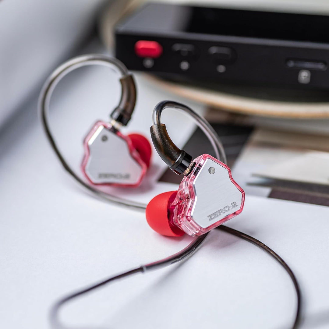LINSOUL 7Hz x Crinacle Zero:2 In-Ear-Monitor, Aktualisierter 10mm dynamischer Treiber IEM, kabelgebu