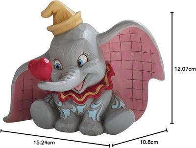 Enesco Disney Traditions Dumbo mit Herz, 12,1 cm hoch