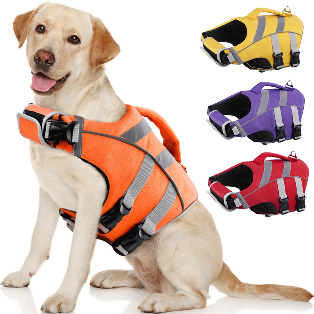 Kuoser Schwimmweste Hund, Haltbarkeit Hundeschwimmweste, Hervorragender Auftrieb Schwimmweste Hund k