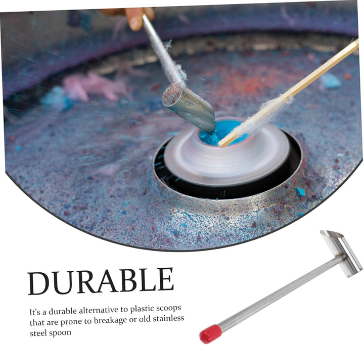 BESTonZON Marshmallow Löffel Aus Edelstahl Robuster Küchenhelfer Für Zuckerwattemaschine Für Süssigk