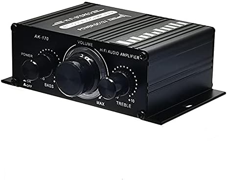 12V 400W Aluminium HiFi Audio Verstärker Auto Stereo Mini Power Amplifier, Stereo-Audioverstärker fü