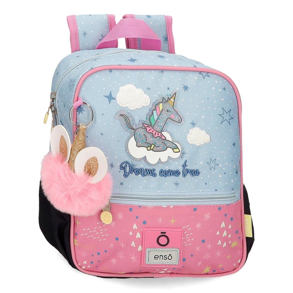 Enso Träume werden wahr Vorschulrucksack Anpassbar an Trolley Multicolor 23x25x10 cm Polyester Rucks