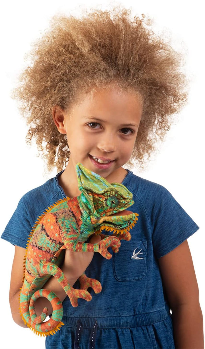 Folkmanis Handpuppe kleines Chamäleon/Small Chameleon 3153