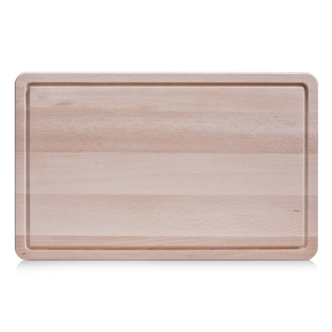 Zeller 22641 Schneidebrett, Buche, L 45 x B 28 x H 1.5 cm 45L x 28B cm, 45L x 28B cm