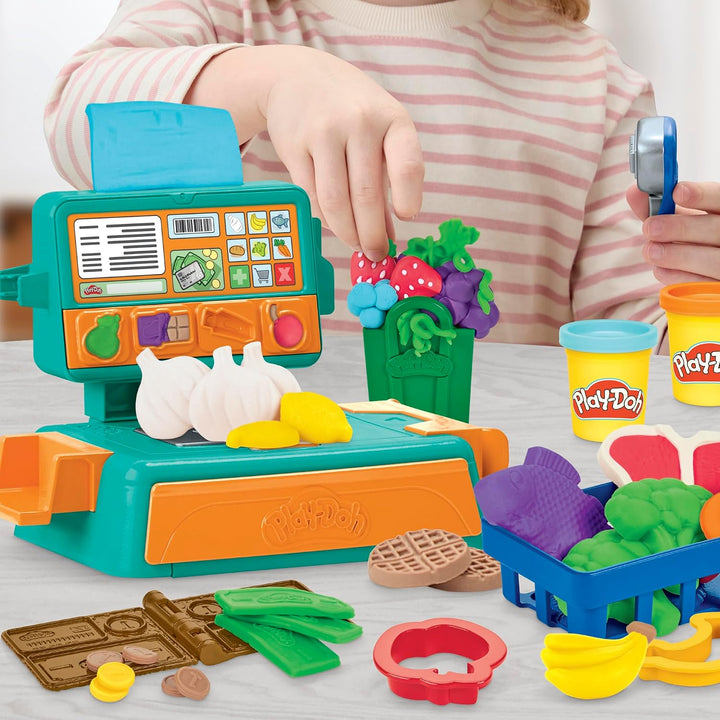 Play-Doh Supermarkt-Kasse, 23 Accessoires, für Kinder zum Kneten &amp; Spielen, ab 3 Jahren Caisse enreg