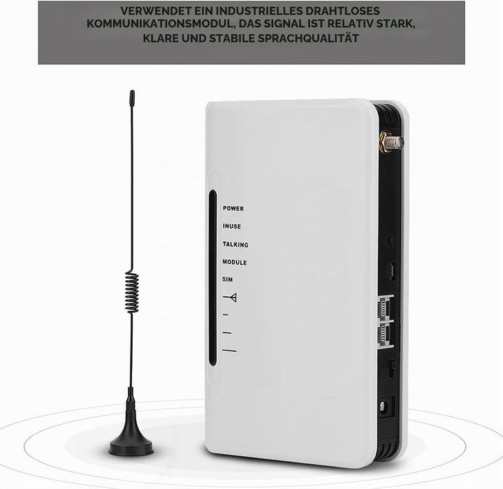 Ejoyous GSM Gateway Analoges,GSM Tischtelefon Drahtloses Terminal GSM-Modul GSM Quadband 850/900/180