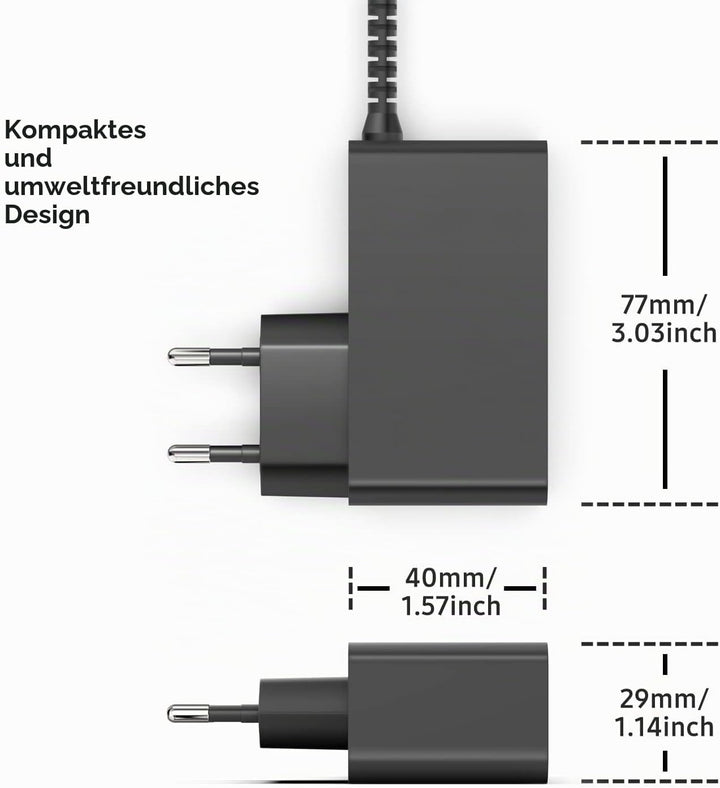 KFD Ladegerät Netzteil Ladekabel für Dyson 17530-03 DC43H DC45 DC34 DC35 DC30 Akku Staubsauger Akkus