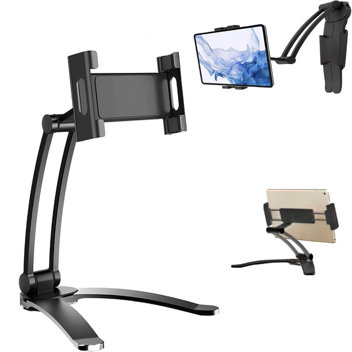 Tablet PC Handyhalter Zubehör Anti-Rutsch-Küchenständer Wandhalterung Tablet-Halter for 7-12 Zoll Ta