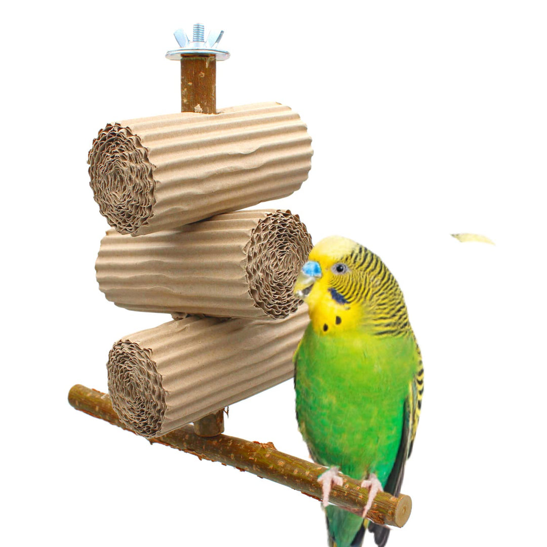 Vogelgaleria® Knabberparadies für Vögel - Ausgiebige Beschäftigung Wird durch diesen Vogelspielplatz