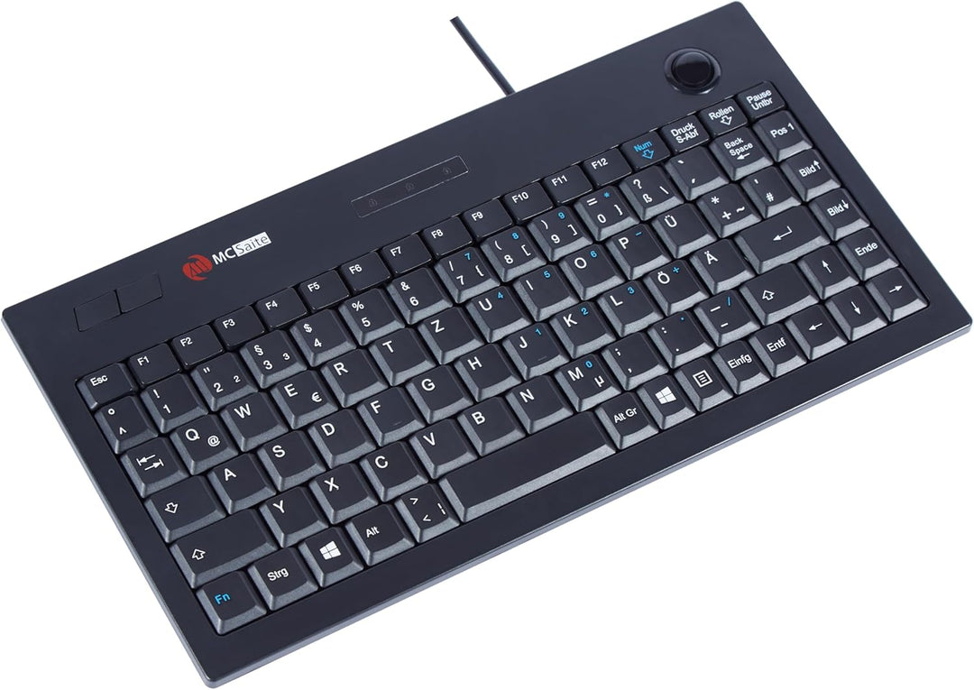 MCSaite Wired Trackball Tastatur mit Tastatur und Roll Maus Combo - 11.8x7.5x1.4 Zoll nach - für PC