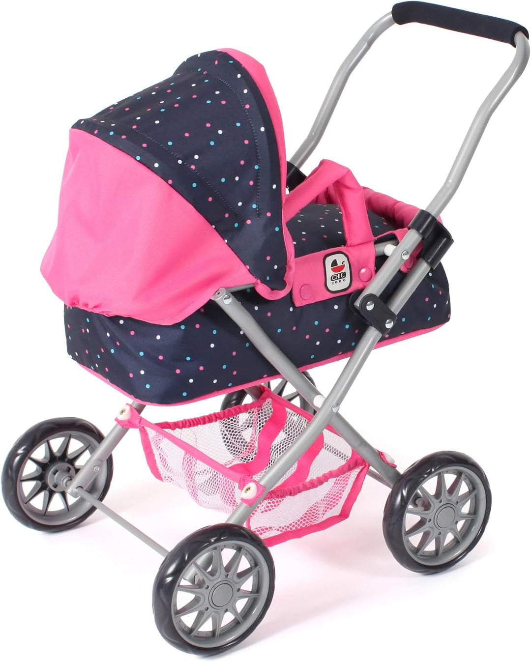 Bayer Chic 2000 - Puppenwagen Smarty, Kleiner Kinderpuppenwagen für Kinder ab 2 Jahren, Spielzeugkin