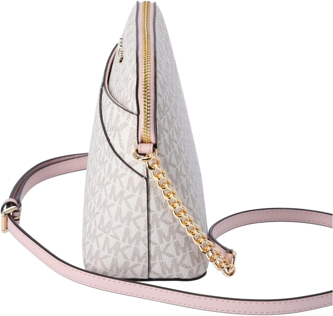 Michael Kors Jet Set Medium Crossbody Leder Handtasche Powder Blush Multi, Powder Blush Multi
