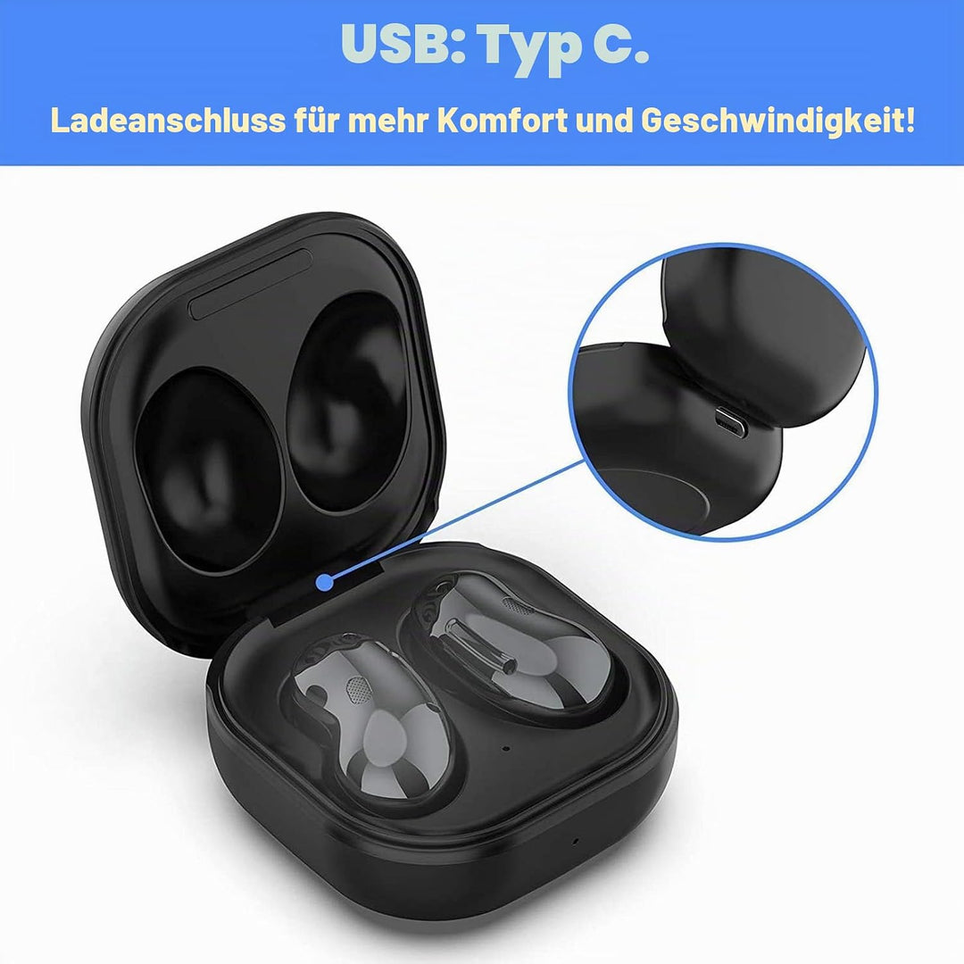 Kopfhörer Reise Ladekoffer für Buds Live SM R180, Typ C, Kabelloser Ladecase Ersatz, A