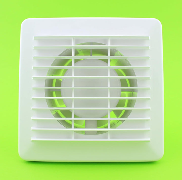 Basic Badventilator Ø 100 mm Badlüfter nur 10 W Lüfter Ventilator Deckenlüfter weiss 10 cm WB100 Wan