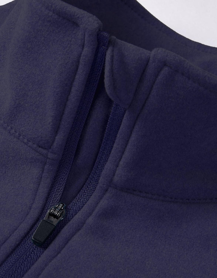 WILLIT Pullover Herren Fleece Sweatshirt mit reissverschluss Fleecepullover Arbeitspullover Atmungsa