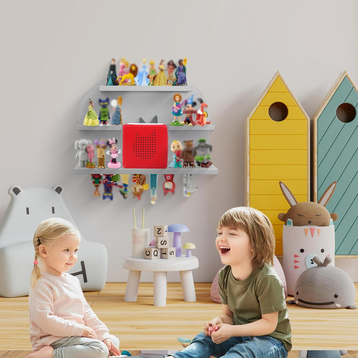 Magnetisches Regal für Tonie Figuren,Wandregale für die Toniebox,Organizer zur Aufbewahrung von Toni