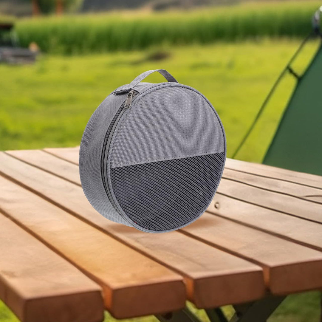 Camping Geschirrbeutel Aus Oxford Stoff 22X22X2.4In Mit Netzunterteilung Und Reissverschluss Für Out