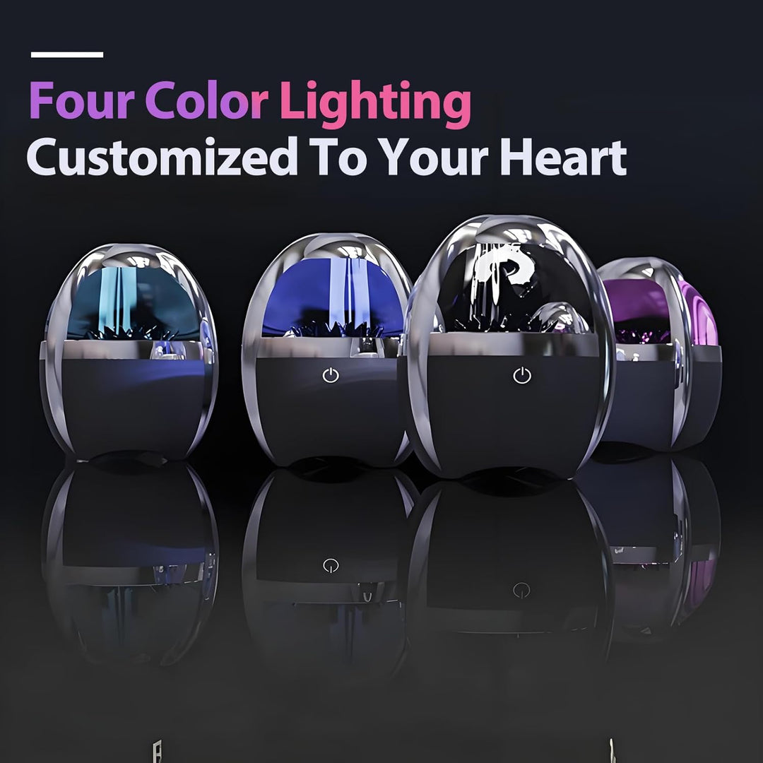 Elprico Ferrofluid Sound Visualizer, leuchtender magnetischer Ferrofluid Speaker, Dancing Ferrofluid