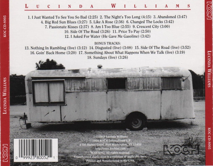 Lucinda Williams, Audio-CD
